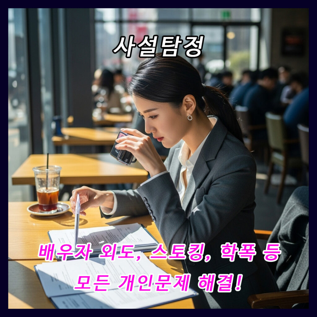 사설탐정의뢰비용