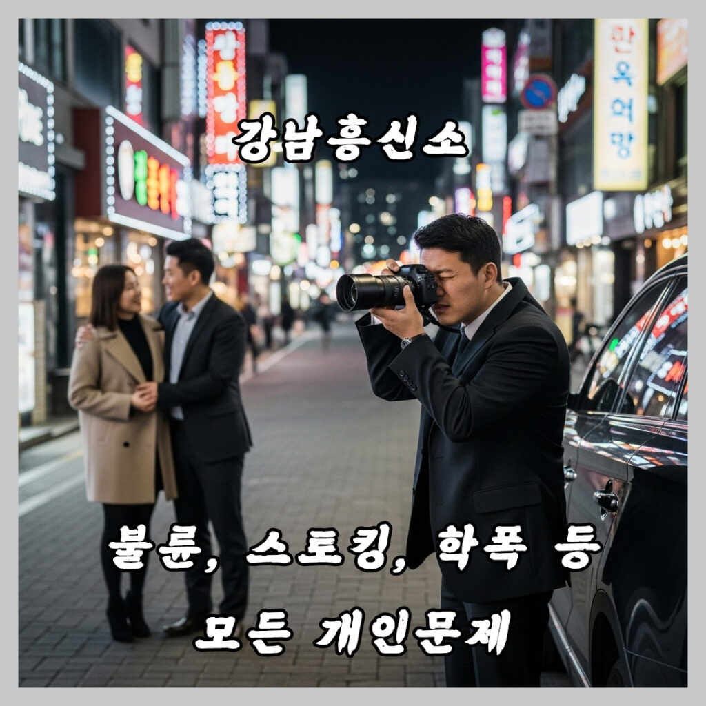 강남흥신소 의뢰비용