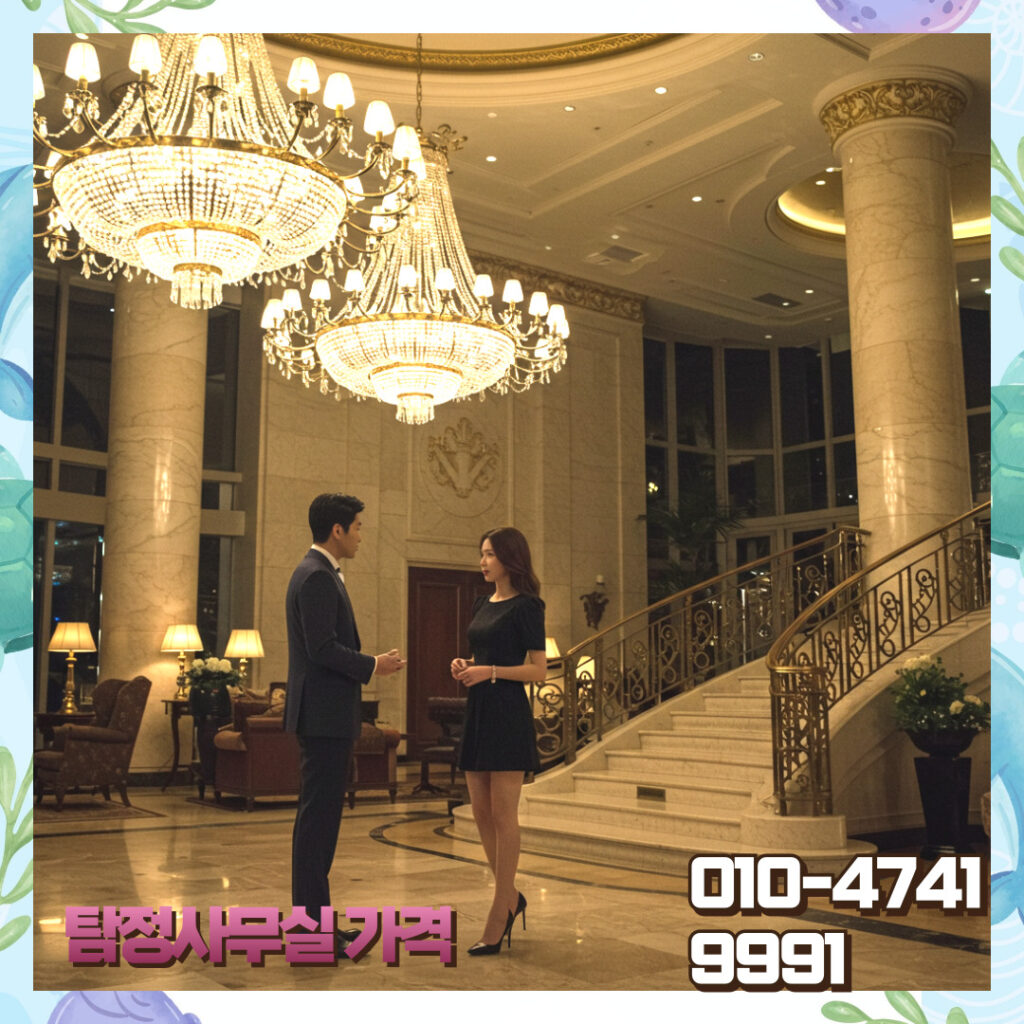 탐정사가 사건 기록 파일을 책상 위에 정리하는 모습