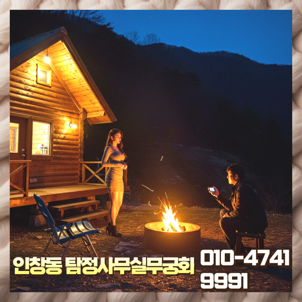 “경기 구리시 인창동 지역에서 흥신소 상담을 받는 장면”