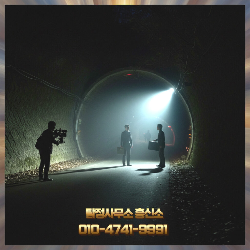 종로구 명동에서 상담을 하는 장면