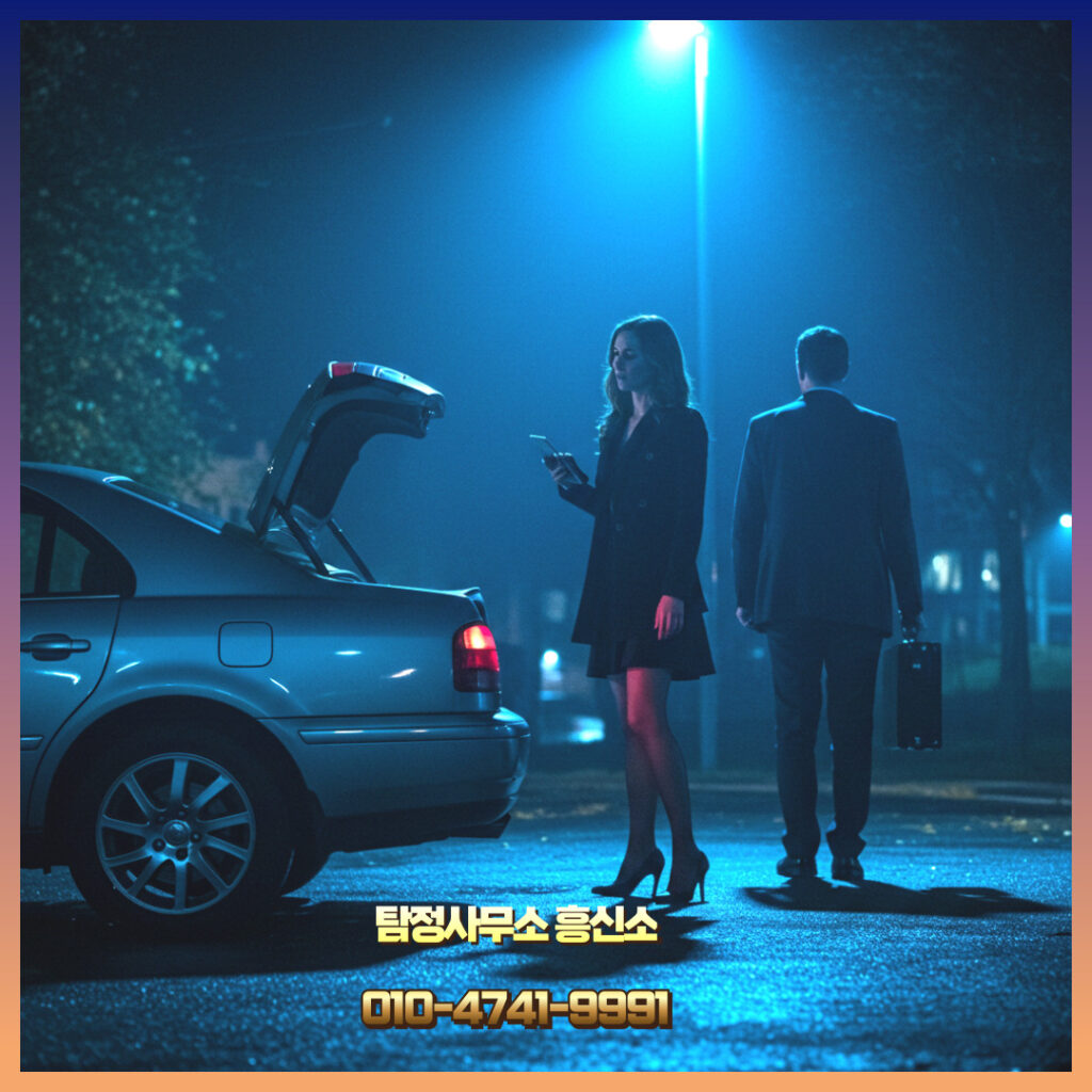 상담실에서 진지하게 대화하는 부부의 모습