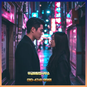 서류를 검토하며 상담 중인 남성과 여성의 모습, 객관적 판단의 중요성을 상징