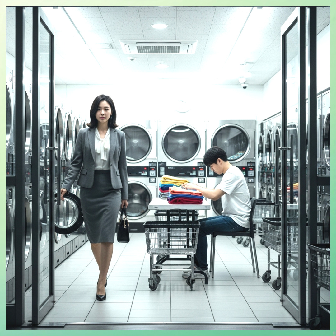 도봉구 탐정사무소에서 직장주소 관련 의뢰 서류를 검토하는 장면