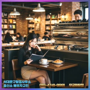 서대문구탐정사무소 상담 공간, 의심 상황 분석 과정 이미지